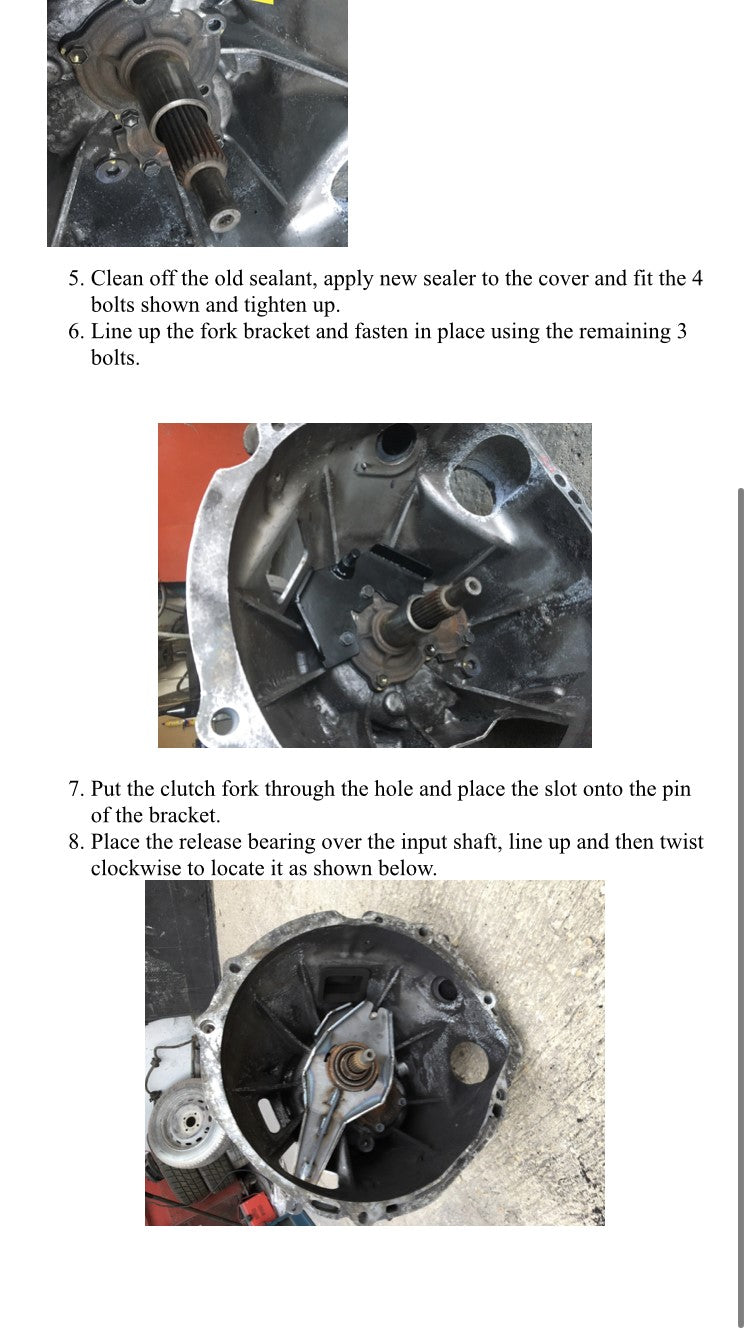 RX8 6 speed Cable Clutch Fork Conversion Cologne and C20XE/Saab/Honda